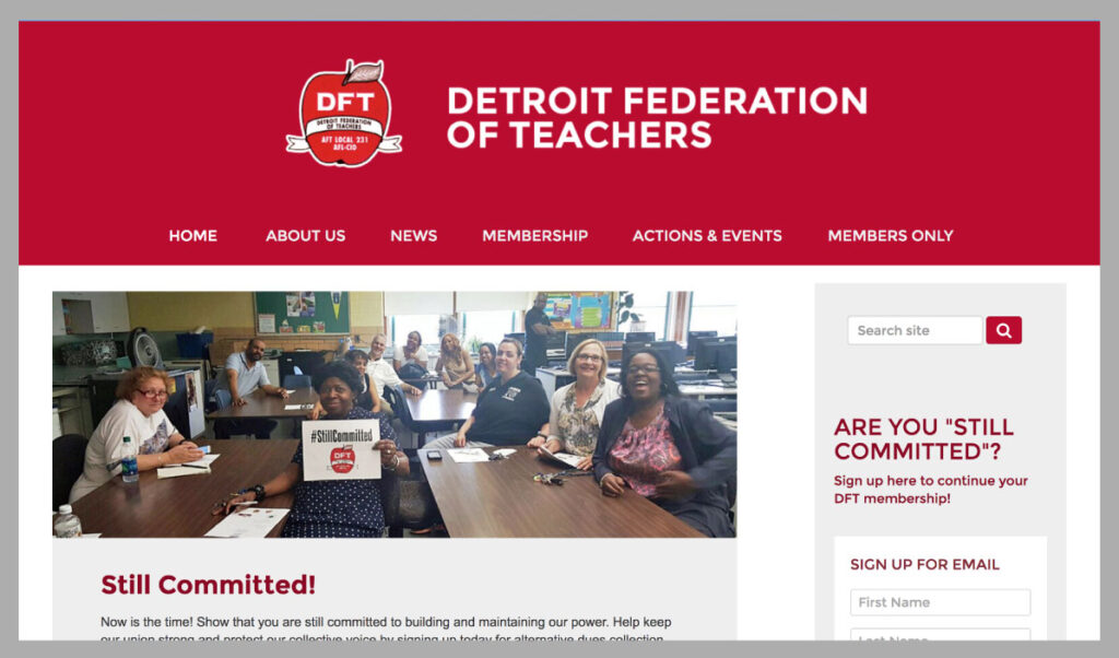 How We Built American Federation Of Teachers Aft Stateweb Advomatic